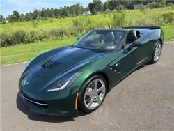 *PREMIERE EDITION CONVERTIBLE*# 532 OF 550 MADE***New Arrival***3LT/Z51**2014 GORGEOUS Stingray in Lime Rock Green...