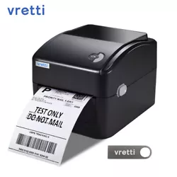 1x VRETTI 420B Thermal Label Printer. For example:2x2, 2.25x1.25, 4x6 labels. Label Printer Features. 1x USB Cable...