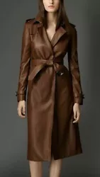 Coat is available in high quality genuine real leather. This fabulous excellent quality coat is must have a piece in...