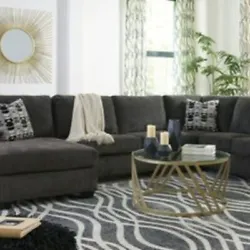 Grey sectional Coleman.