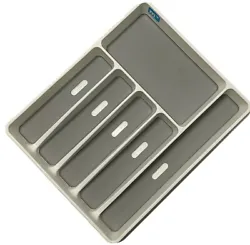 Rounded corners and interior soft-grip lining makes this silverware tray highly functional, easy-to-clean, and...
