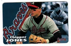 Chipper Jones ATLANTA BRAVES. 1997 Score Board PREPAID PHONE CARD SP Phone Card Promo. PRE PAID PHONE Card Insert....