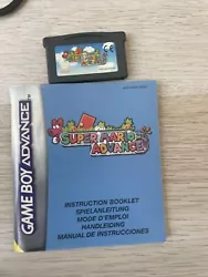 Super Mario advance Nintendo Game Boy advance - Fr - Jeu + Notice.