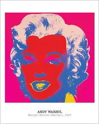 Artist - Andy Warhol. Title - Marilyn Monroe, 1967. Fine Art Print on High Quality Paper. Paper Size - 16