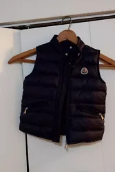 Moncler Vest Gui Gilet Kids Size 4. Condition is Pre-owned. Shipped with USPS Priority Mail.