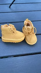 Ugg Neumel II Toddler Size 6 Ankle Boots Yellow Shoes Baby.