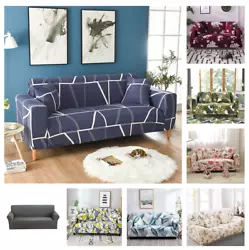 1 sofa cover+1 Free Pillowcase MATERIAL& DESIGN: Polyester and spandex fabric.