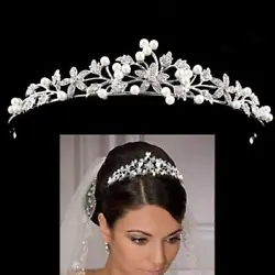 Material: Alloy, rhinestone, imitation br /> Color: Photo Color. Occasions: Wedding, Party, Banquet, Gift, Dating....