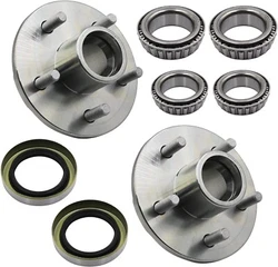 5 Lug Trailer Idler Hub Kits 5 on 4.5 for 3500 lb Axle 5x4.5 Pk 2. 2 x 5 on 4.5 hubs. 2 x Grease seals 1.719