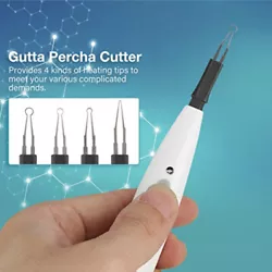 Dental Cordless Endo Gutta Percha Points Tooth Gum Cutter 4 Tips SET 110V-220V.