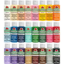 The Apple Barrel 24 pc Multi-Surface Acrylic Paint Kit is the go-to crafter’s choice for projects big and small....