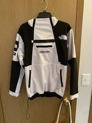 Supreme x The North Face Steep Tech Hoodie - White, Size Medium. Size tag says XL but will not fit an XL. Fits a...