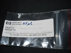 Application: seal for HP 1090s 25µl syringe. Our inventory is sourced through liquidations and surplus from the...