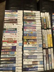 preowned Nintendo DS games. All have been tested and are working. Condition varies from Brand new and sealed in plastic...