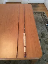Great shape. Fiberglass fly fishing rod. Only been used once several years ago. Been in the house wrapped up in its...