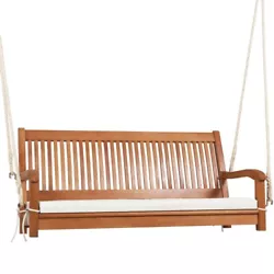 ● Hang It Anywhere: The clean lines and unique slat design make this 2-person hanging swing bench a perfect...