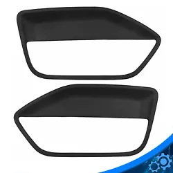 (For 2005-2009 Ford Mustang. 2 Pcs Door Panel Insert（Right & Left). Seats & Seats Cover. Color: Black. Designed...