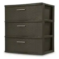 This 3-drawer storage chest is ideal for storing clothing or doing a bit of good old-fashioned organizing. It features...