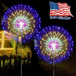 Type：Solar Firework Lights. 1 x Solar Firework Light. Widely Used: Widely used to light or decorate your garden,...