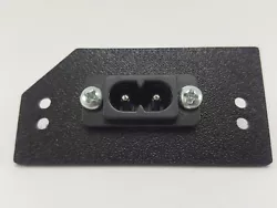 Connecteur dalimentation mâle IEC-320-C8, complet avec plaque de modification du câble dalimentation de la platine ...