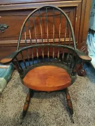 wooden doll rocking chair.