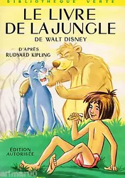 Auteur:Rudyard KIPLING (1865-1936). Il vit heureux avec Bagheera, la panthère, et Baloo le gros ours insouciant. 