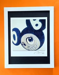 TAKASHI MURAKAMI. FACSIMILE SIGNED IN INK.