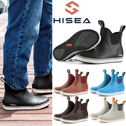 HISEA Unisex Waterproof Rain Boots Low Top Anti-Slip Casual Garden Working Shoes. HISEA Unisex Low Top Rain Boots...