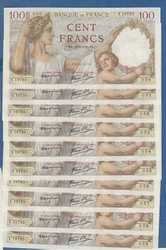 100 FRANCS. QUALITÉ: NEUF. Tél : 01 40 13 93 69. Voici le détail approximatif de nos tarifs pour nos envois en...