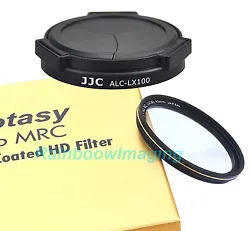JJC Auto SELF-RETAINING Lens Cap ALC-LX100 Features (Panasonic auto lens cap DMW-LFAC1 is not). JJC Auto SELF-RETAINING...