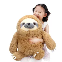 FLUFFY GIANT SLOTH toy, lovable toys for children and adults of all ages. These are handmade so there may be a slight...