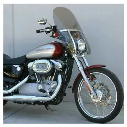 Clear Windshield Windshield For Harley Softail Dyna Sportster XL 883 1200 48. Motorcycle Windshield Windscreen For...