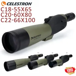 Refractor Spotting Scope. Soft carrying case included. Model: Ultima. Marke : Celestron. Straight through viewing...