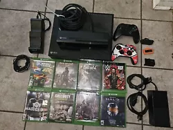 Microsoft Xbox One System 500GB Black Console - Model 1540 with 8 Games , 2 Controllers, 2 extra controller battery...