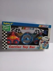 Vintage Safety 1st NASCAR Musical Carrier Toy Bar Baby Activated BRAND NEW 2000.