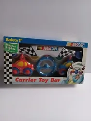 Vintage Safety 1st NASCAR Musical Carrier Toy Bar Baby Activated BRAND NEW 2000.