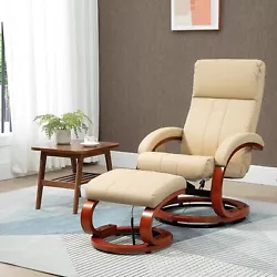 Recliner Chair with Ottoman. Assembly Status. Product Line. PU Leather, Steel, Eucalyptus, Foam. Item Weight. Item...