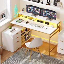 Also, the spacious top can be also used as printer stand; 3 extra hooks for headsets. Drawer Type: File Drawer. Special...