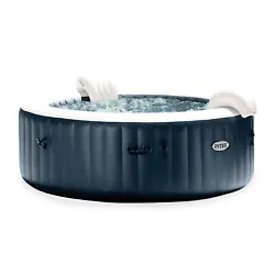 Let your worries bubble away as you unwind in the Intex PureSpa Plus Inflatable Hot Tub Spa. The heating system adjusts...