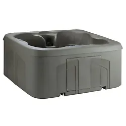 Can I get a hot tub?. Why yes, yes you can. This Lifesmart Spas Model 4-Person Plug and Play Hot Tub Spa is magically...