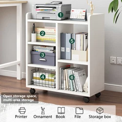 Using plate material, this bookcase is stable and durable enough to ensure a long lifespan. Practical filing cabinet...