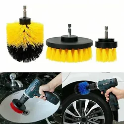 Contenu : Lot de 3 Pièces Brosse pour Perceuse. Contents:3 Piece Drill Brush Set. With the high speed rotation of your...