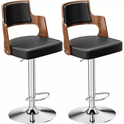 360° Swivel function making stools effortless to turn and socialize in any direction. 【Versatile & Stylish】The...