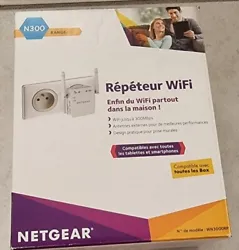 NETGEAR EX2700-100PES N300 Extension de Portée Wi-Fi.