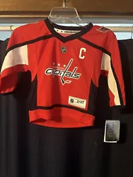 Washington Capitals Jersey Size 2T/4T. New with tags!