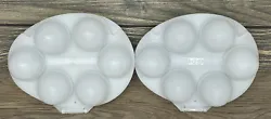 2 Jello Jell-O Easter Egg Jiggler Mold Makes 6 Eggs Smooth Inside Plastic NR. These are clean. No odd stains or smells....