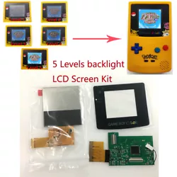 1x GBC Backlight LCD. Note: GBC motherboard not include! 1 x GBC Glass lens. 1x GBC Modification Kit PCB. Note: This...