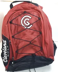 Cleveland Golf Laptop Computer Shoulder Back Pack Book Bag Red. Shipping inside U.S. only