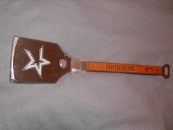 HOUSTON ASTROS BBQ Sportula Grilling Hamburger Steak Flipper And Bottle Opener. MOUSE OVER LARGE PICTURE TO. WHAT YOU...