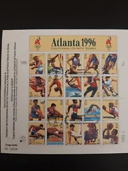 Bloc 20 timbres neufs. J. Olympiques ATLANTA. 20 disciplines. Tirage limité.